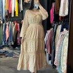 پیراهن بلند حراجی وارداتی کد 9380