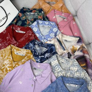 شومیز گلدار منگو وارداتی کد2991