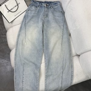 شلوار خمره ای جین راما قشم کد 3363
