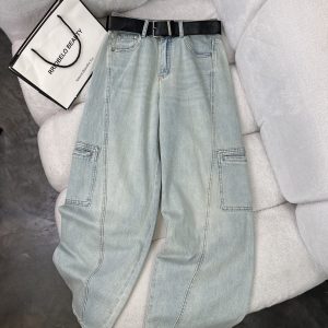 شلوار فول بگ جین راما قشم کد 3365