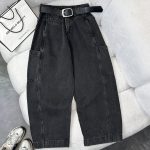 شلوار جین وایدلگ راما قشم کد 3402