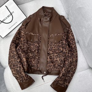 کت چرم پلنگی راما کد3517