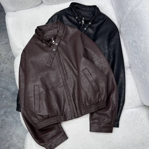 کت چرم راما قشم کد 3606